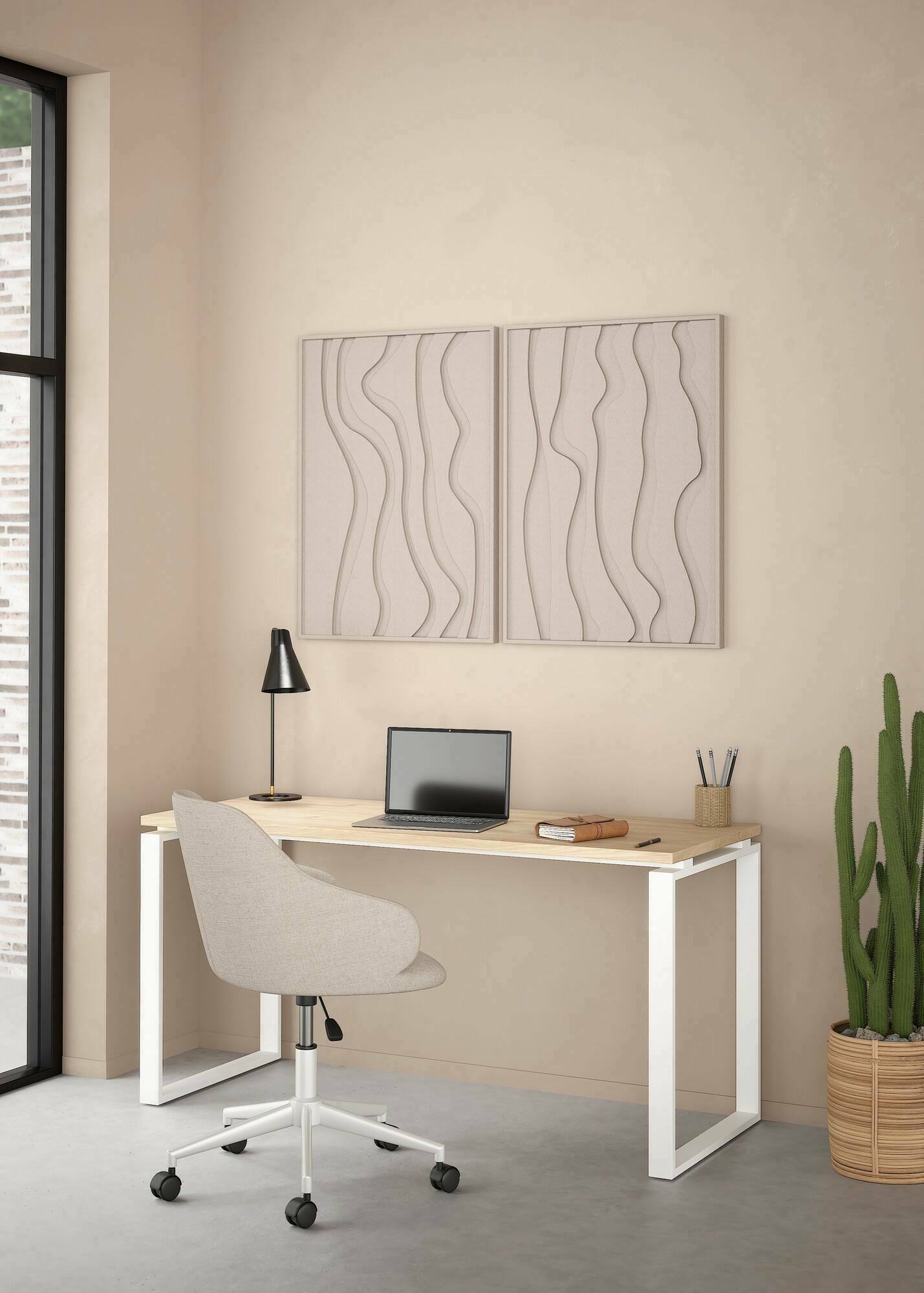 foto del prodotto scrivania arignano, scrittoio multiuso, tavolo per ufficio porta pc, piano di lavoro, 150x60 h76 cm, rovere e bianco