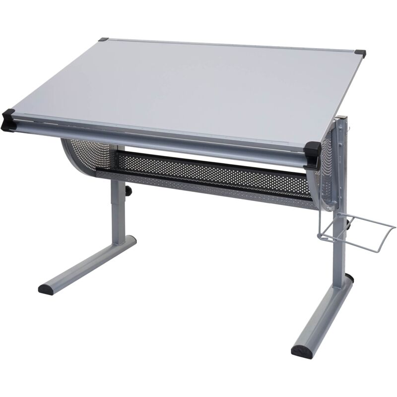 foto del prodotto scrivania banco scuola con sottobanco oxford multiregolabile disegno 68x118x62 92cm grigio