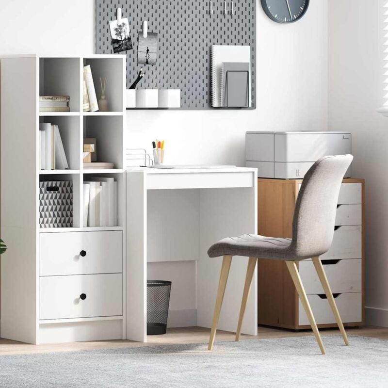 immagine 0 del prodotto scrivania bianca legno ingegnerizzato 60 x 50 x 76 cm durevole vidaxl