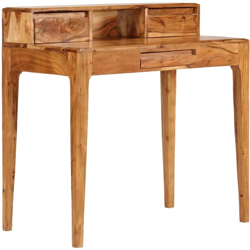foto del prodotto scrivania con cassetti in legno massello 88x50x90 cm vidaxl