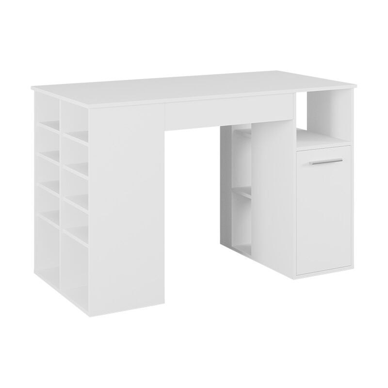 foto del prodotto scrivania con ripiani victoria, bianco, 135 x 68 cm, vicco