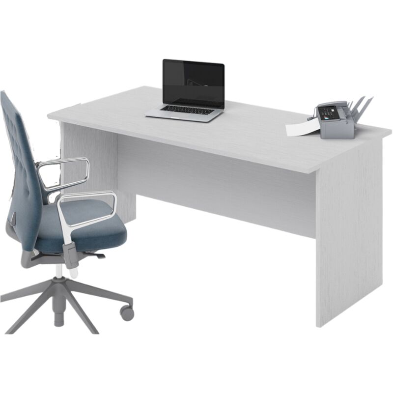 foto del prodotto scrivania da ufficio colore bianco h74x160x80cm
