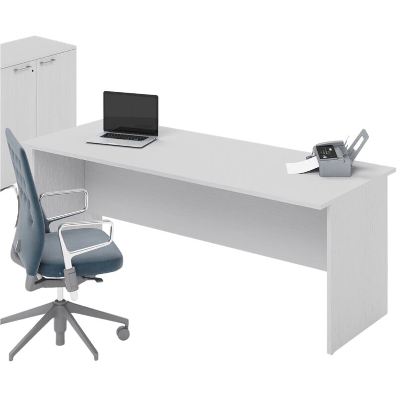 foto del prodotto scrivania da ufficio colore bianco h74x200x80cm