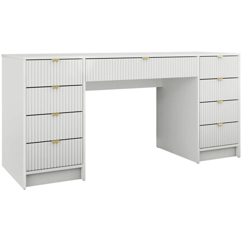 foto del prodotto scrivania da ufficio comfivo larmire 110, bianco, con cassetti, il numero di porte 0, numero di cassetti 0, 76x154x55cm