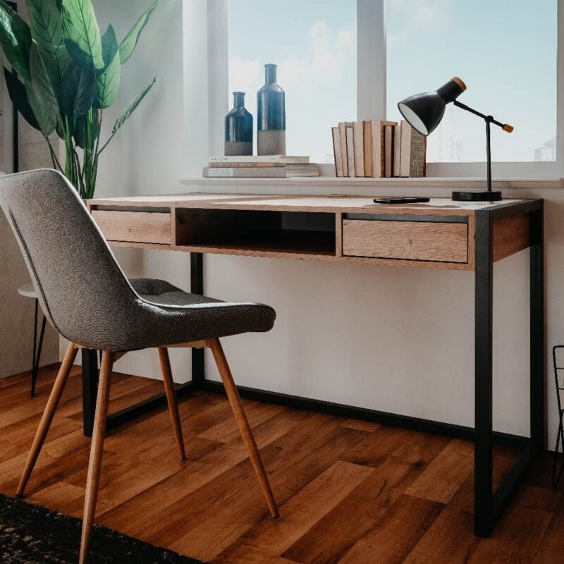 foto del prodotto scrivania l120xp60xh75 denver30 colore quercia antracite