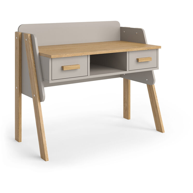 foto del prodotto scrivania malia, quercia cashmere, 97 x 51 cm vitalispa