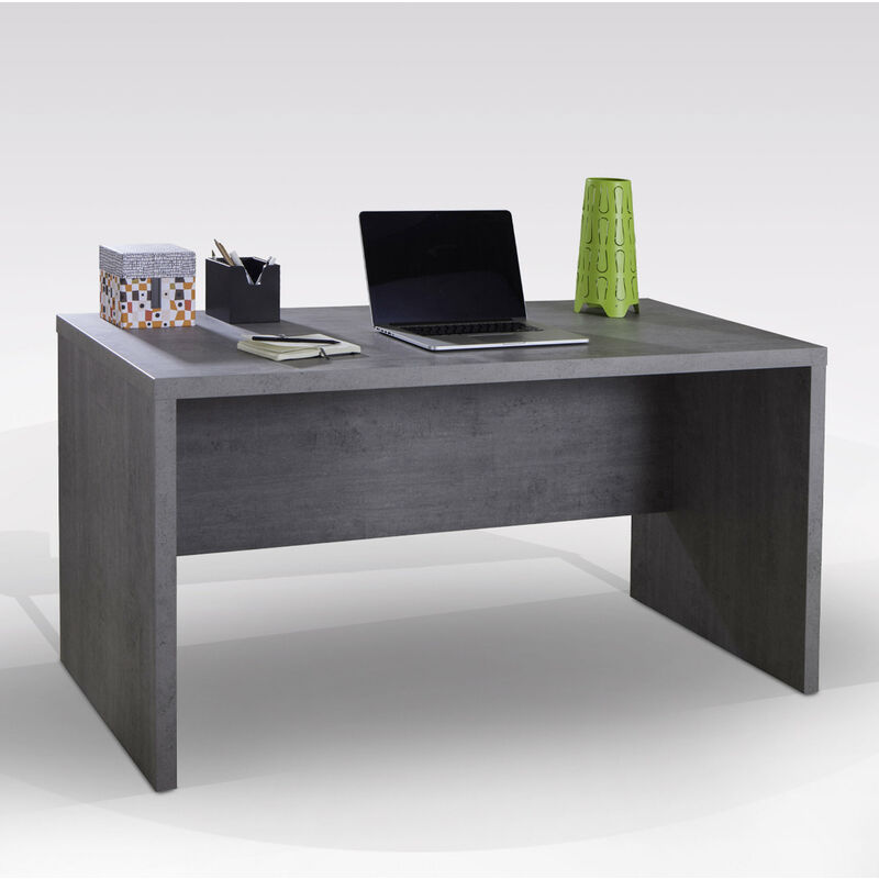 foto del prodotto scrivania mod. pratico cm 140x69 h. 74.2 cemento