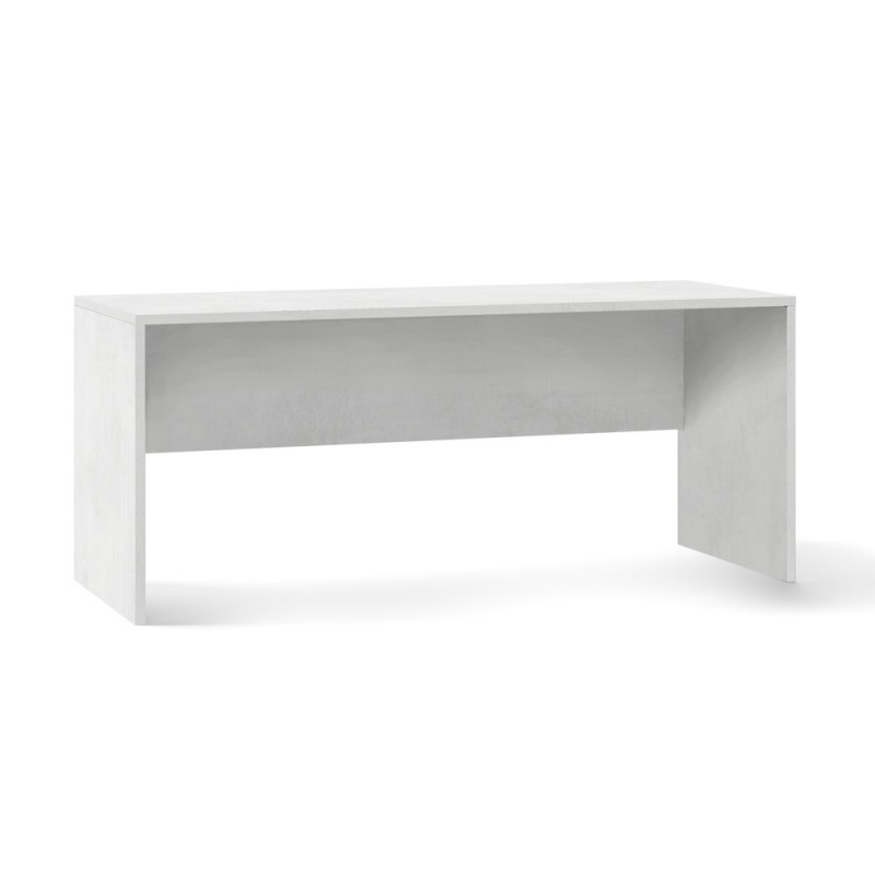 foto del prodotto scrivania moderna in legno bianco ossido 180x69x h76 cm