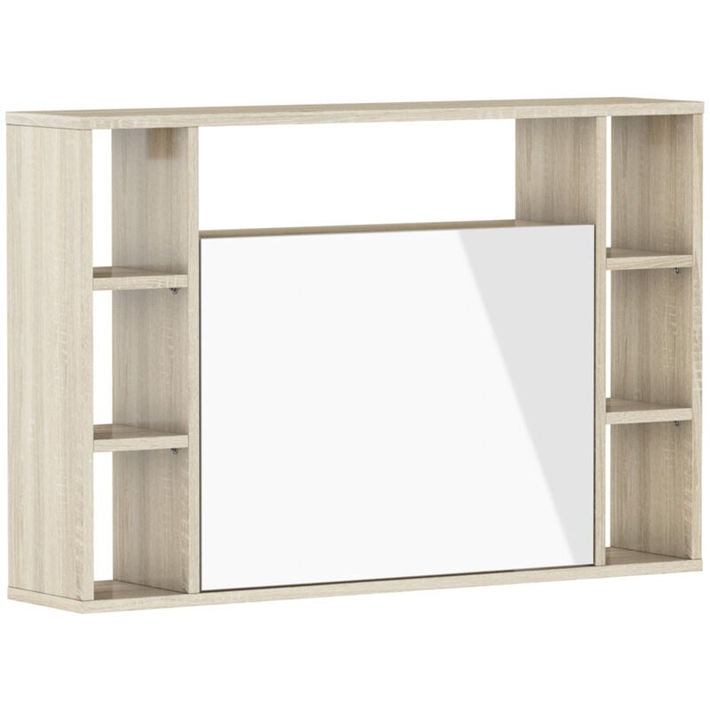 foto del prodotto scrivania muse rovere sonoma bianco lucido