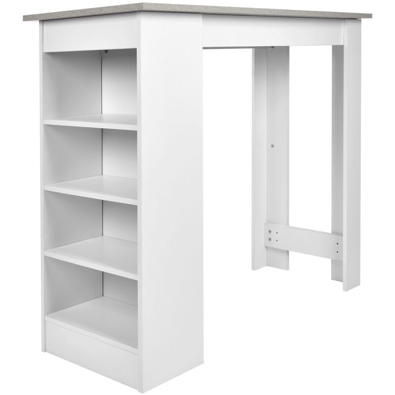 immagine 0 del prodotto scrivania per computer, scrivania con spazio di archiviazione multimediale, design multi spazio, tavolino resistente per casa, soggiorno, ristorante,