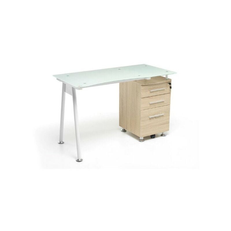 foto del prodotto scrivania record rovere