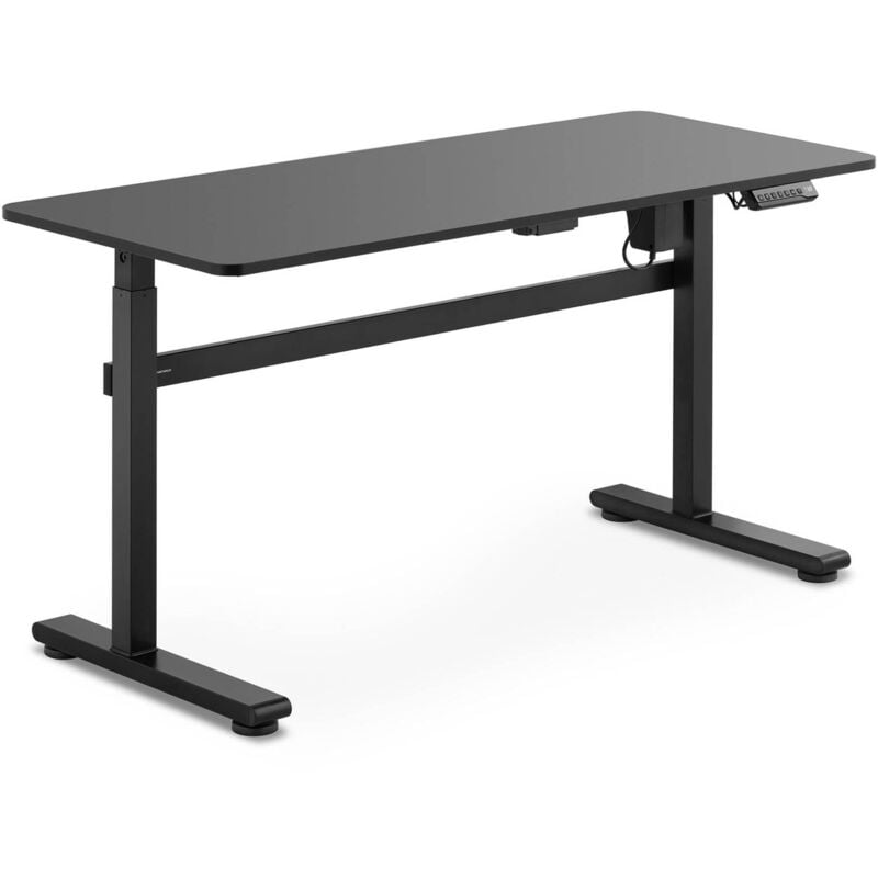 foto del prodotto scrivania regolabile in altezza 1400 x 600 mm acciaio con verniciatura a polvere