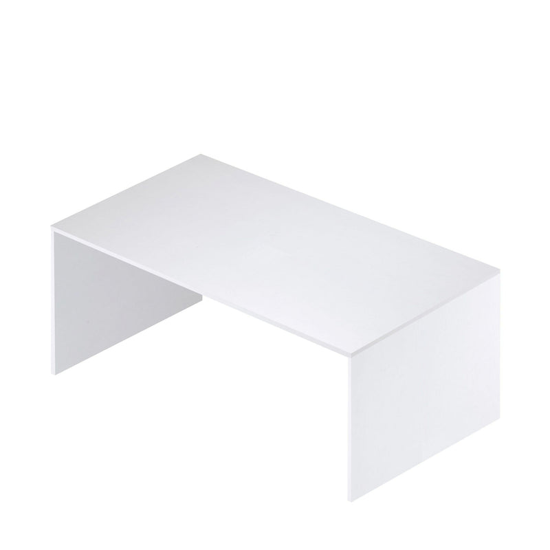 foto del prodotto scrivania rettangolare 150x73 h73cm bianco fiammato
