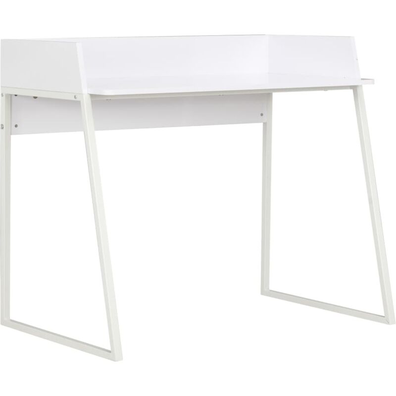 foto del prodotto scrivania tavolo postazione computer mobile studio 90 x 60 x 88 cm bianco