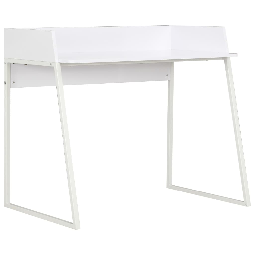 foto del prodotto scrivania tavolo postazione mobile porta computer studio 90 x 60 x 88 cm bianco 02 0023531