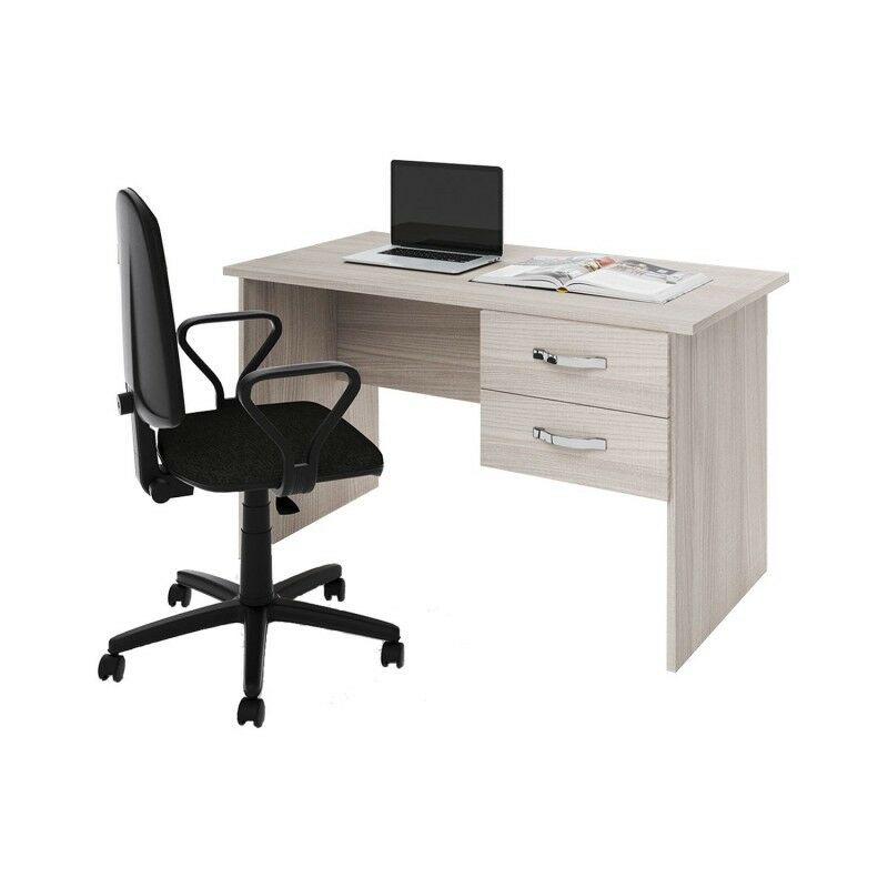 foto del prodotto scrivania tiffany olmo 2 cassetti in legno nobilitato cm119x64xh.75