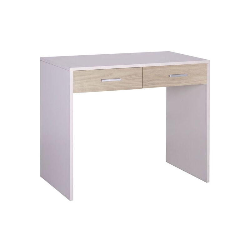 foto del prodotto scrivania ufficio bianca larga 91 cm. scrivanie in legno