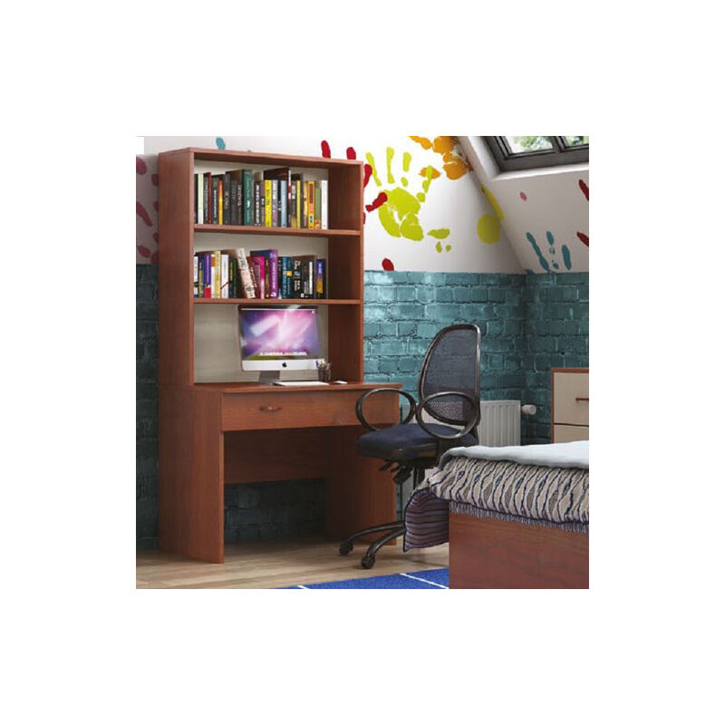 foto del prodotto scrivania ufficio porta computer con libreria e