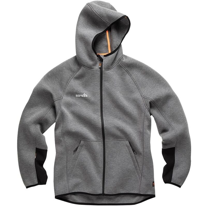 foto del prodotto scruffs felpa con cappuccio trade air layer grigio cenere taglia l