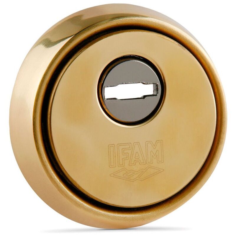 foto del prodotto scudo es610l. finitura ottone. 64mm. ifam