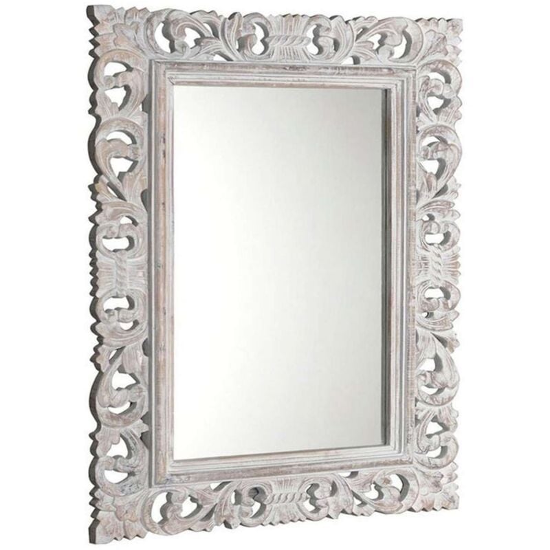foto del prodotto scule specchio con cornice 700x1000 mm, bianco in171 sapho