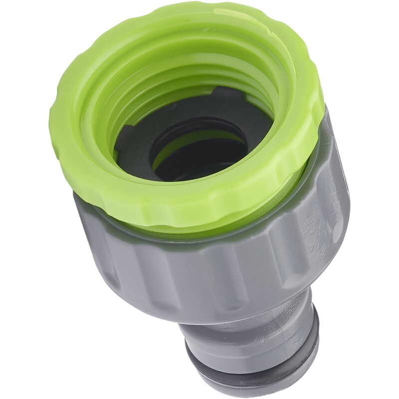 foto del prodotto sdoppiatore di rubinetto automatico in plastica, femmina 3 4 riduzione femmina 1 2 aroz