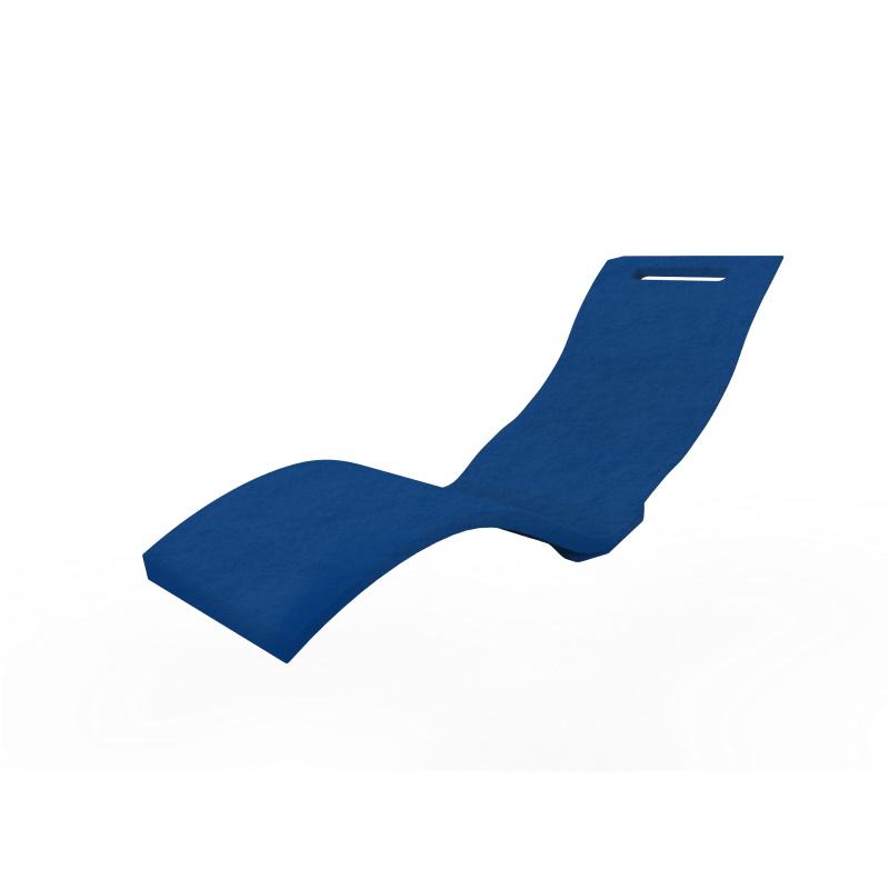 foto del prodotto sdraio chaise longe lettino prendisole in polietilene colore blu cv s010 5002