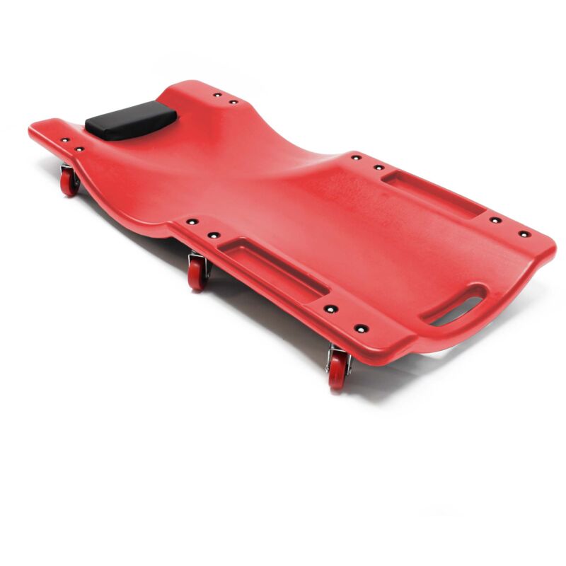 foto del prodotto sdraio da officina 91x42,5x11,5 cm lettino da meccanico 2 scomparti per attrezzi max 100 kg xpotool
