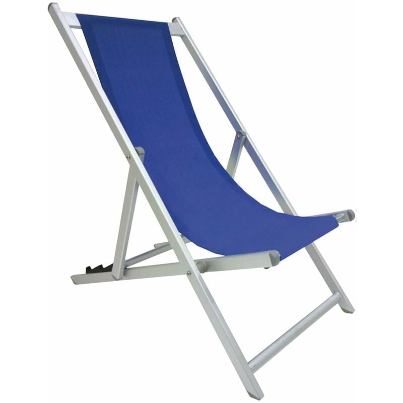 foto del prodotto sdraio da spiaggia in alluminio summer blue