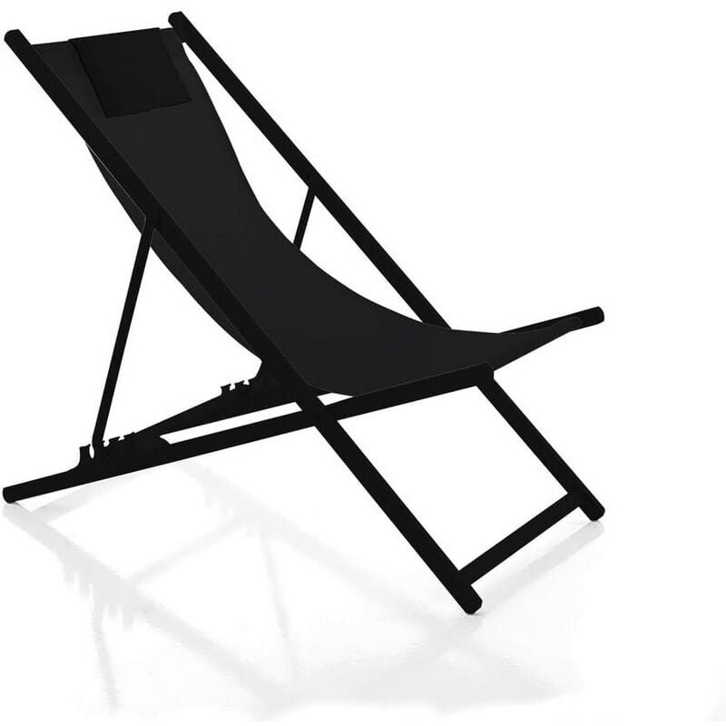 foto del prodotto sdraio infinity nera