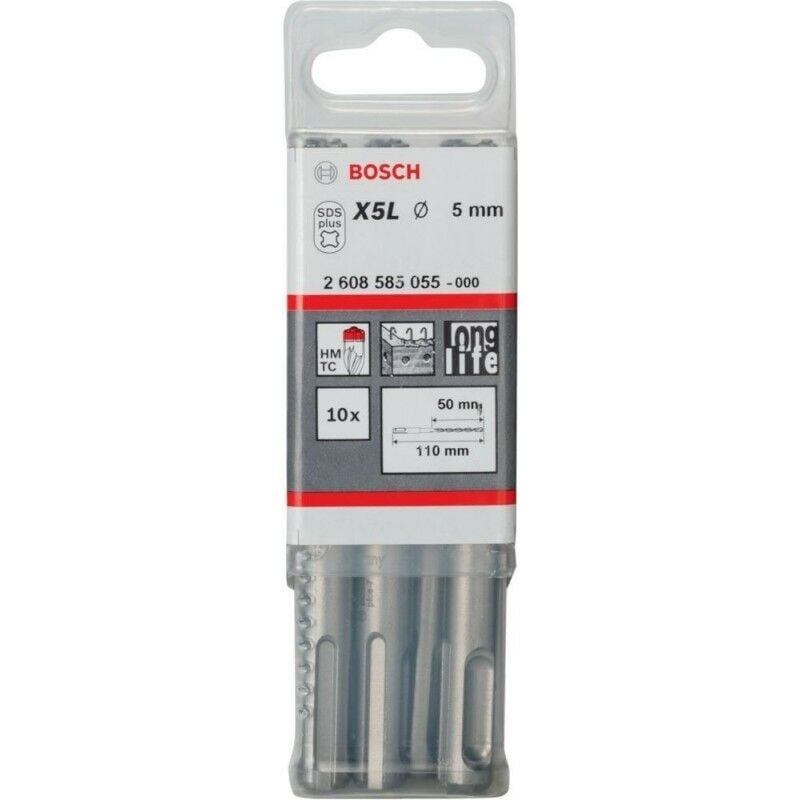 foto del prodotto sds inoltre forare 7x 10x200x265mm confezione 10 unità di bosch