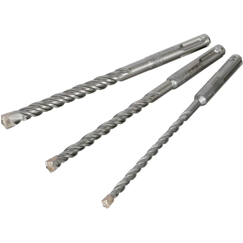 foto del prodotto sds plus 5 set di punte per trapano per calcestruzzo, muratura, cemento armato 3 pezzi 6 mm, 8 mm, 10 mm sds plus bosch