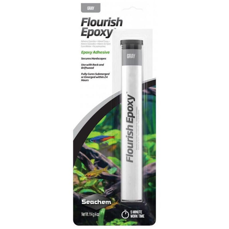 foto del prodotto seachem flourish epoxy grey 114gr colla epossidica per aquascaping