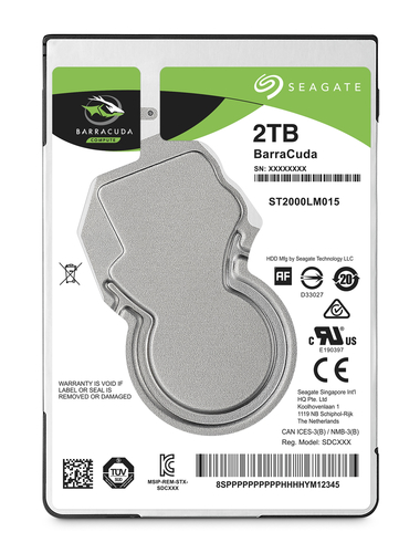 foto del prodotto seagate barracuda 2.5 disco rigido interno 2 tb 5400 giri min 128 mb 2.5 serial ata iii