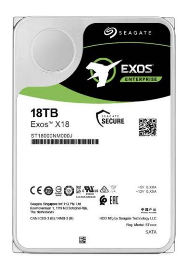 foto del prodotto seagate enterprise st18000nm000j disco rigido interno 18 tb 7200 giri min 256 mb 3.5 serial ata iii