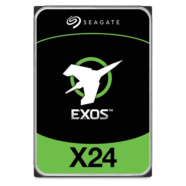 foto del prodotto seagate exos x24 disco rigido interno 24 tb 7200 giri min 512 mb 3.5 sata