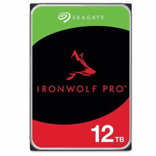 foto del prodotto seagate ironwolf pro st12000nt001 disco rigido interno 12 tb 7200 giri min 256 mb 3.5 serial ata iii