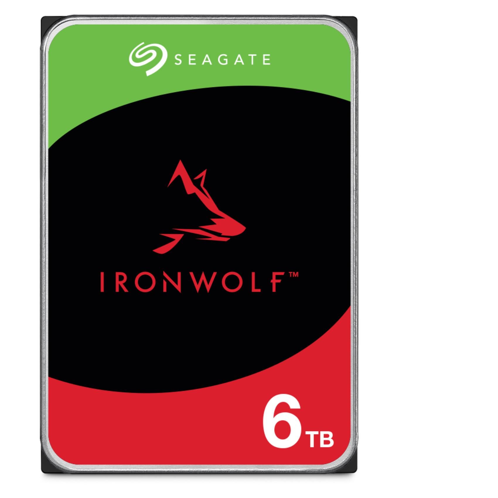 foto del prodotto seagate ironwolf st6000vn006 disco rigido interno 6 tb 5400 giri min 256 mb 3.5 serial ata iii