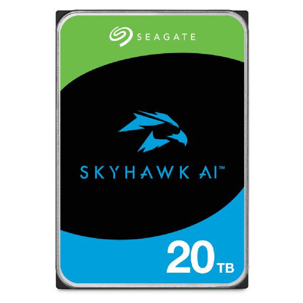 foto del prodotto seagate skyhawk ai disco rigido interno 20 tb 7200 giri min 512 mb 3.5 serial ata iii