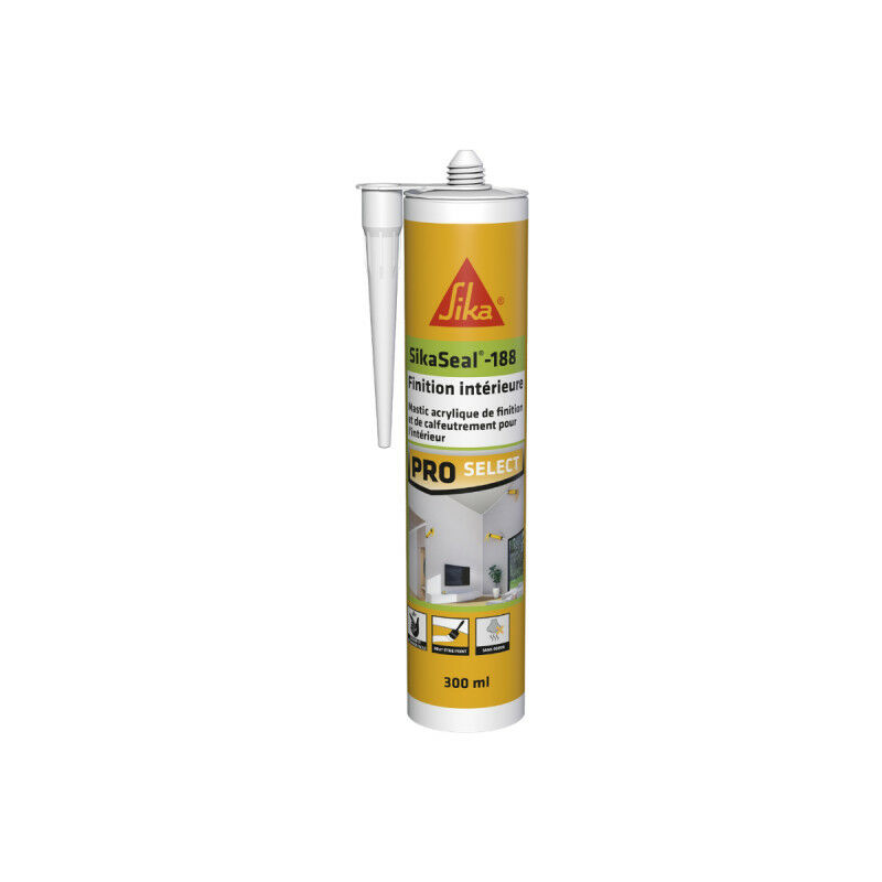 immagine 0 del prodotto seal 188 stucco per interni bianco 300ml sika