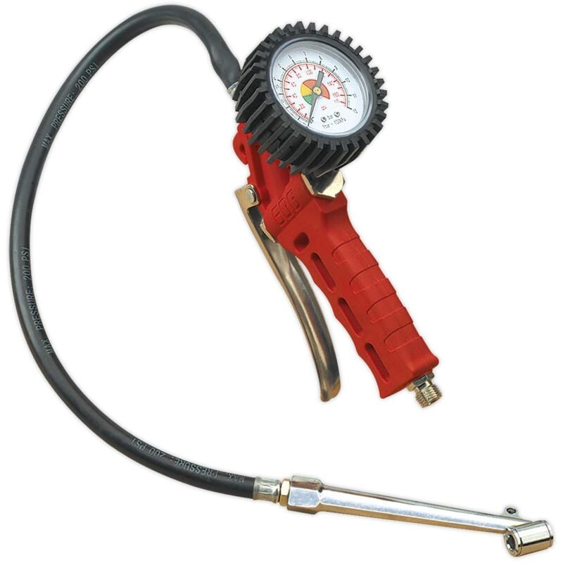 foto del prodotto sealey sa9312 tyre inflator with twin push on connector