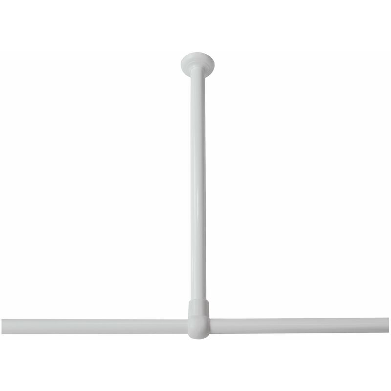 foto del prodotto sealskin seallux supporto a soffitto, acciaio inox, bianco, 2.8 x 2.8 x 60 cm