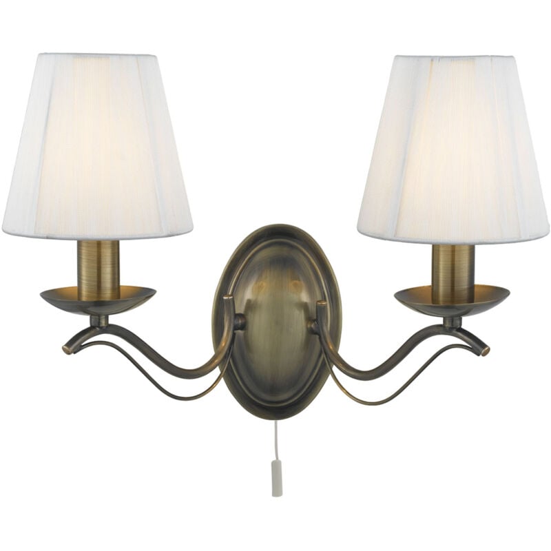 foto del prodotto searchlight applique andretti, 2 luci