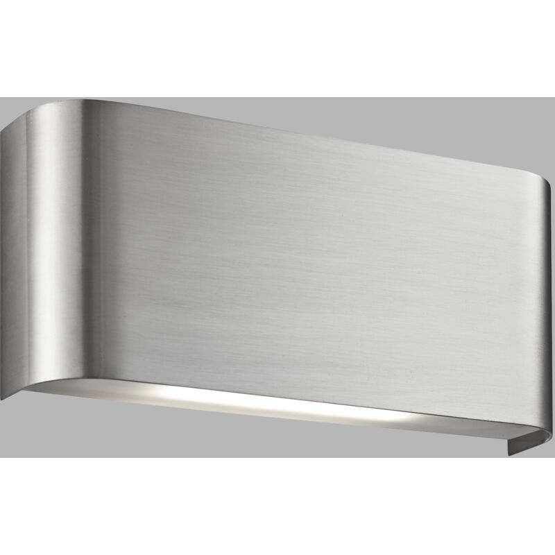 foto del prodotto searchlight applique moderna match box alluminio cromo policarbonato led 10w
