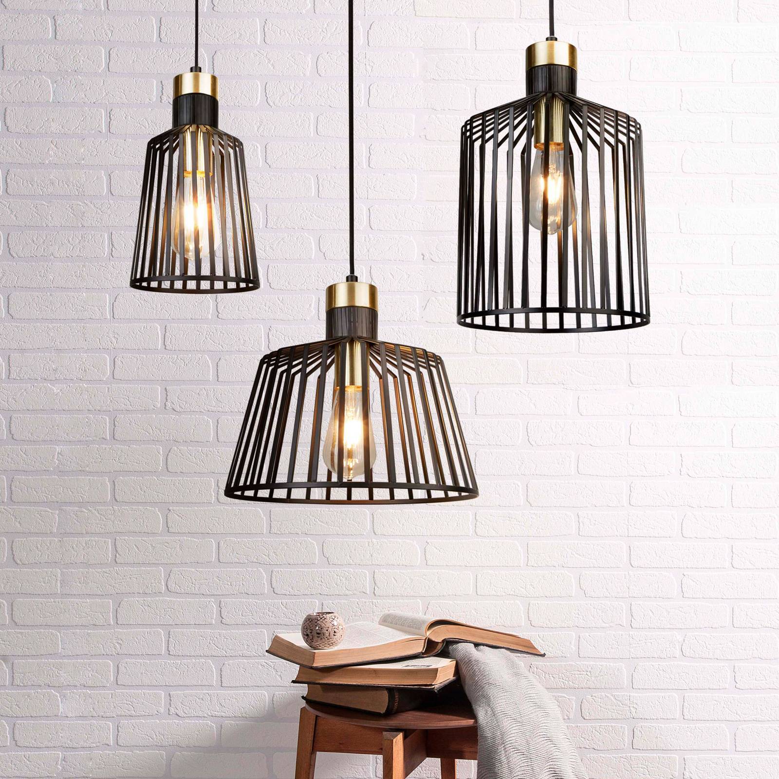 foto del prodotto searchlight lampada a sospensione bird in metallo, 30 cm