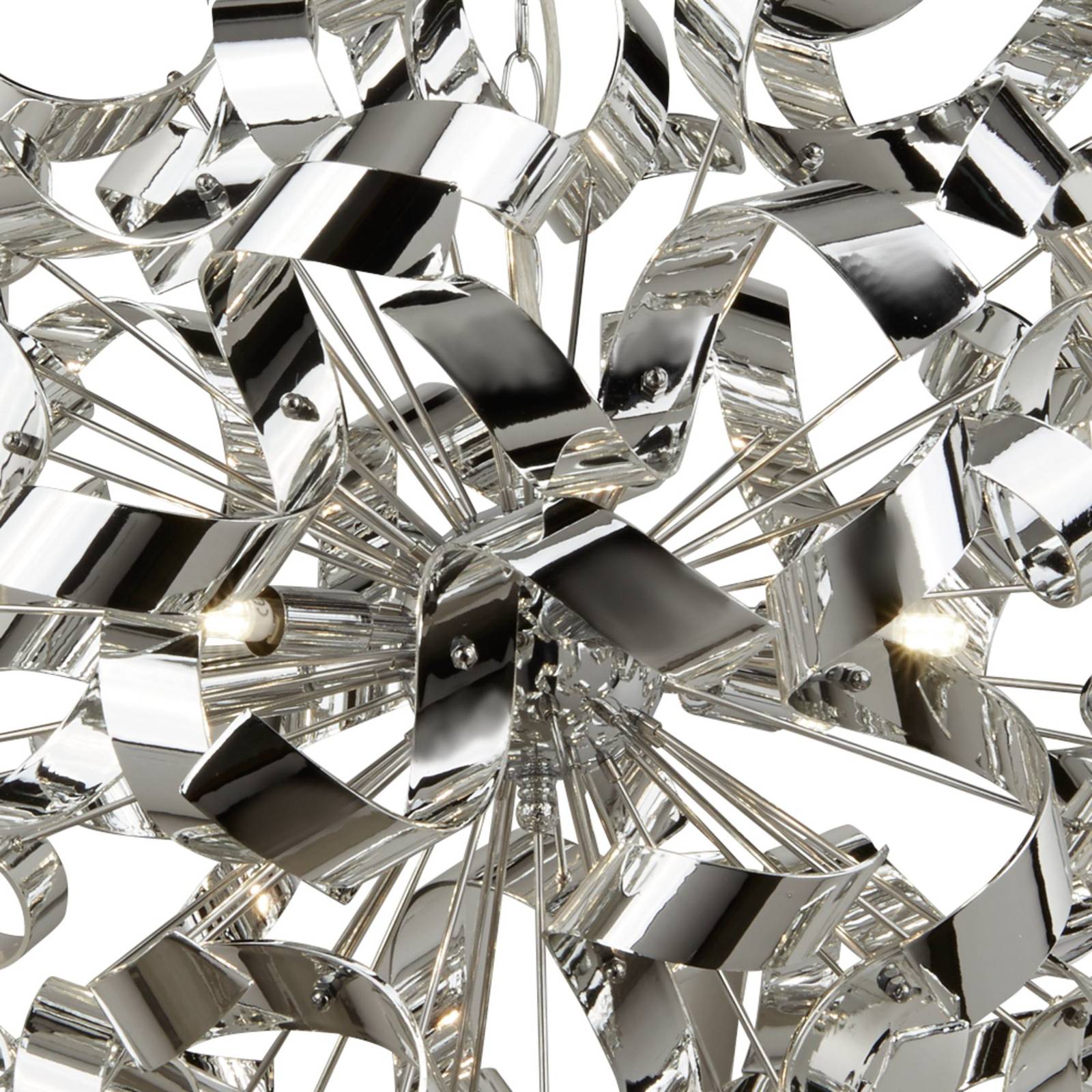 foto del prodotto searchlight lampada a sospensione curls, 6 luci