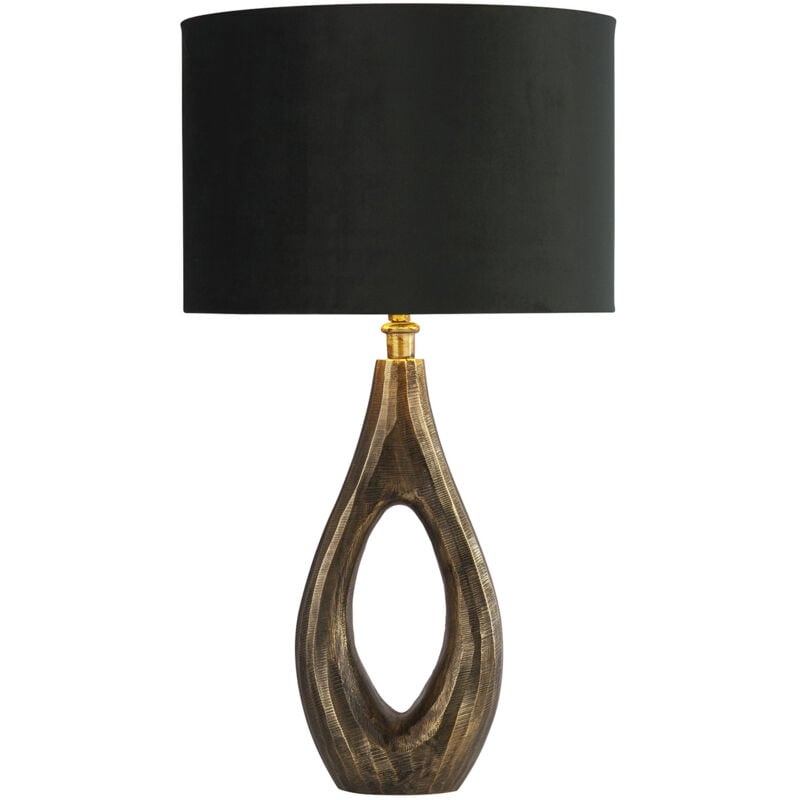 foto del prodotto searchlight lampada da scrivania contemporanea bucklow ottone 1 luce e27 senza paralume