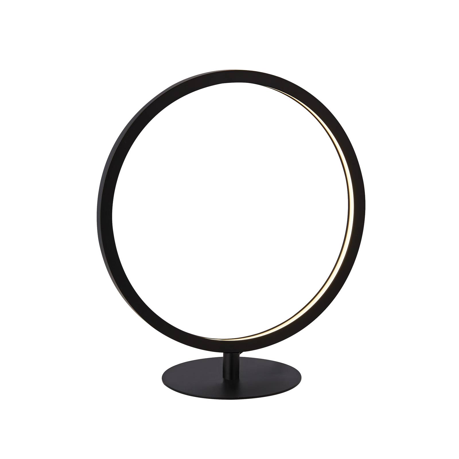 foto del prodotto searchlight lampada da tavolo led cirque, nero, metallo, altezza 33 cm