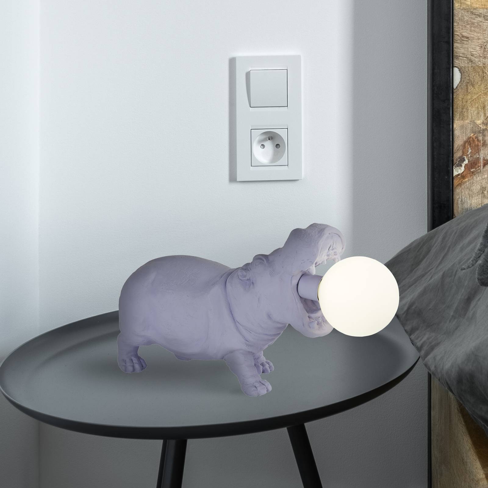 foto del prodotto searchlight lampada da tavolo x hippo