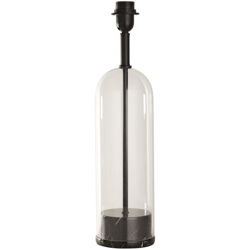 foto del prodotto searchlight lampada scrivania contemporanea oxford pietra cemento gesso nero 1 luce e27